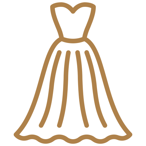 Luxury gowns Icon